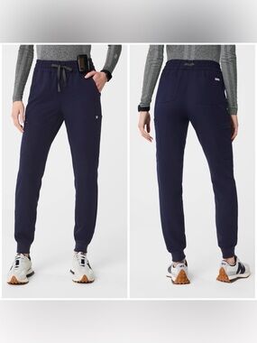 Figs Uman Relaxed Jogger Navy Scrub Women Pants (Size XXS)